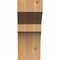 Ekena Millwork Mediterranean Rough Sawn Corbel, Western Red Cedar, 4"W x 6"D x 10"H COR04X06X10MED00RWR - alternate 3